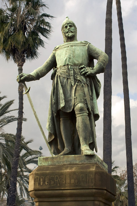 Monument a Roger de Lluria al Passeig Lluis Companys de Barcelona